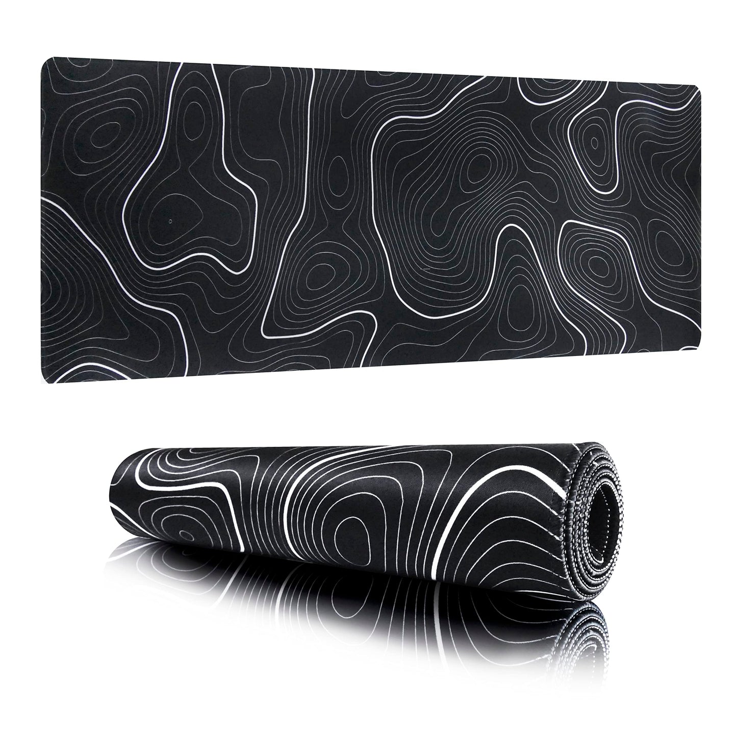 Viorichve Large Gaming Mouse Pad Extended Big XXL Mouse Pad Keyboard Laptop Computer Desk Mat with Non-Slip Base Stitched Edge for Home Office Gaming Work