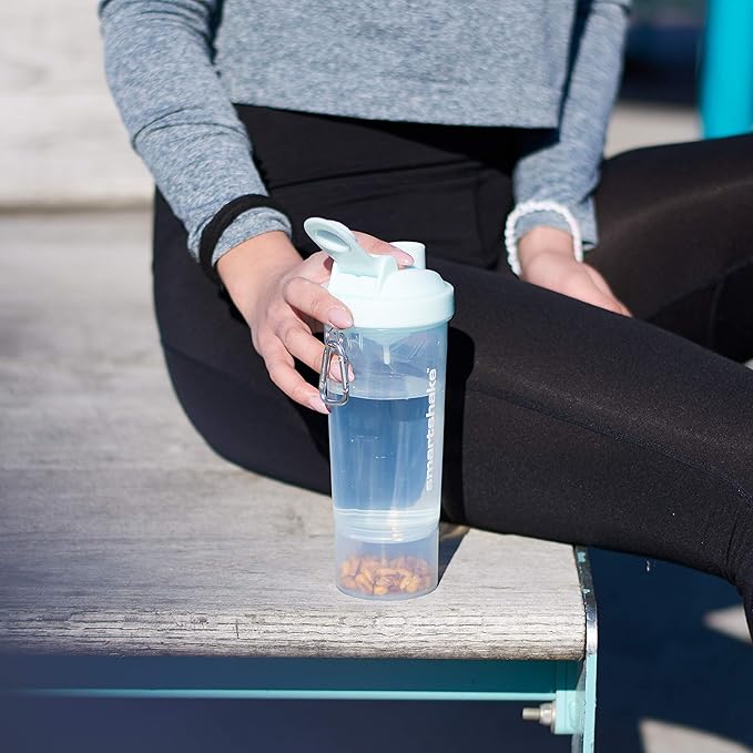 Smartshake SLIM, 17 oz Shaker Cup, White (Packaging May Vary)