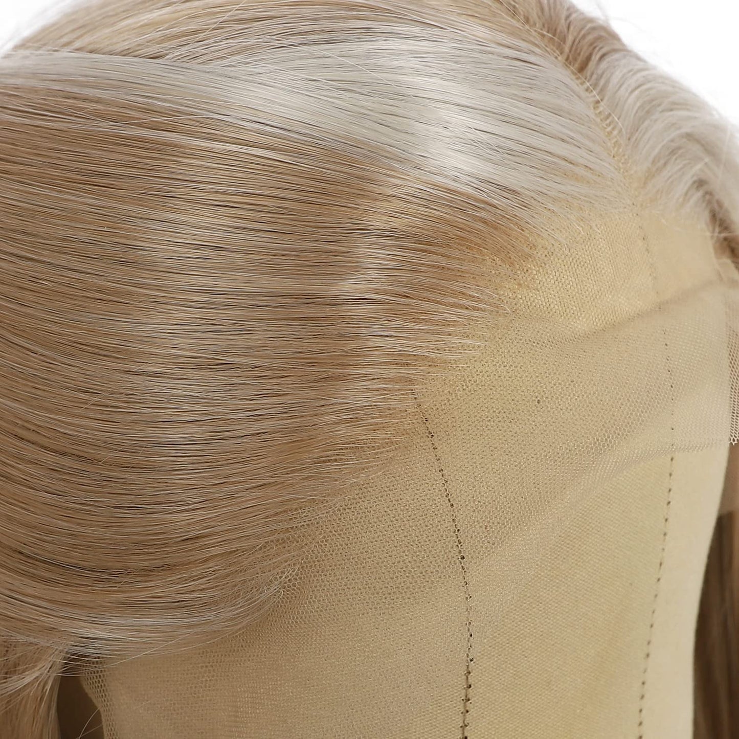 SAPPHIREWIGS Blonde Long Straight Lace Front Wig Natural Looking Highlight Blonde Wigs for Women Synthetic Heat Resistant Fiber