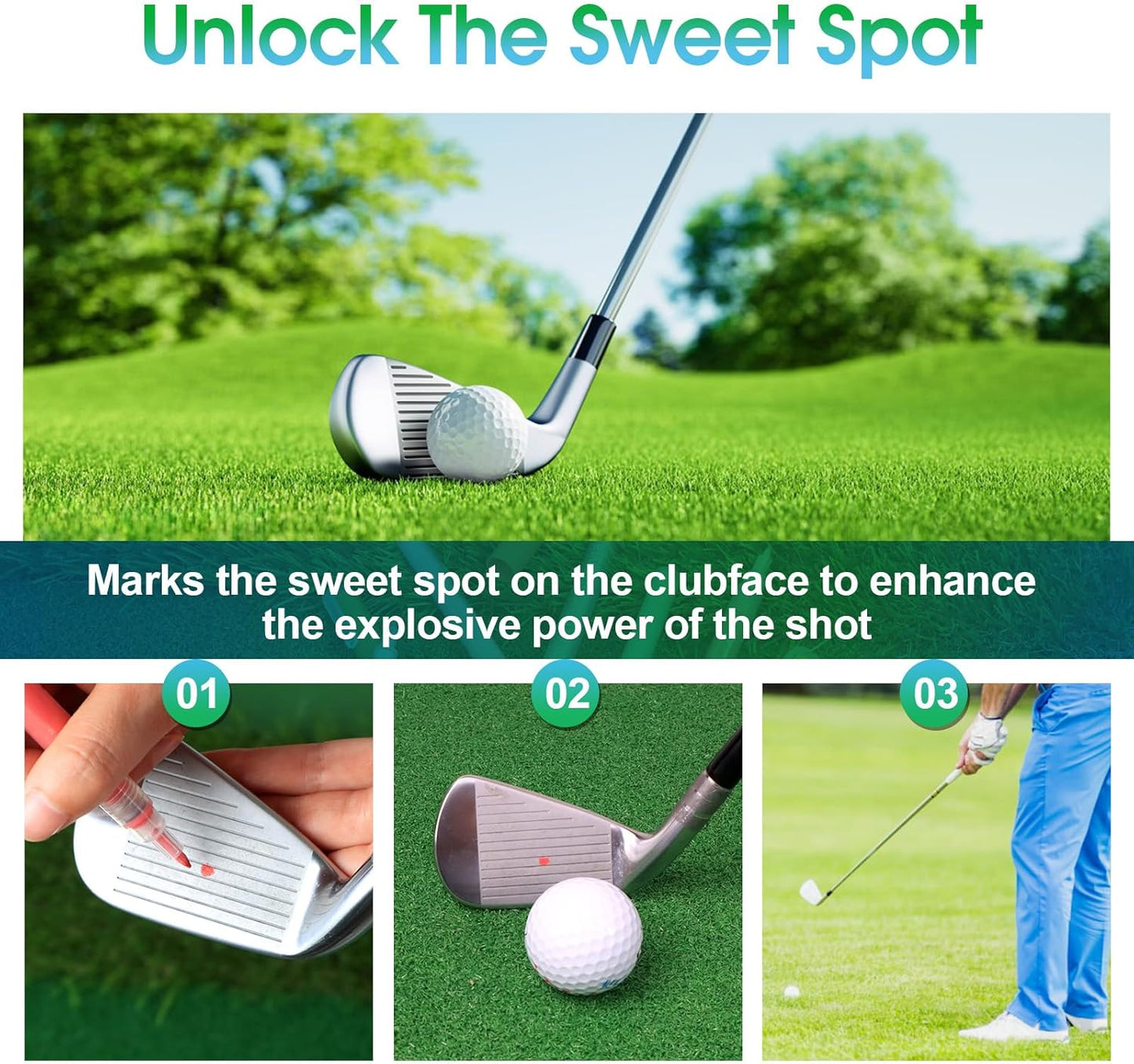 Golf Club Paint-8Pcs Golf pens&Golf Markers for Fill in, Customize or Renovate Your Clubs and DIY Golf Balls