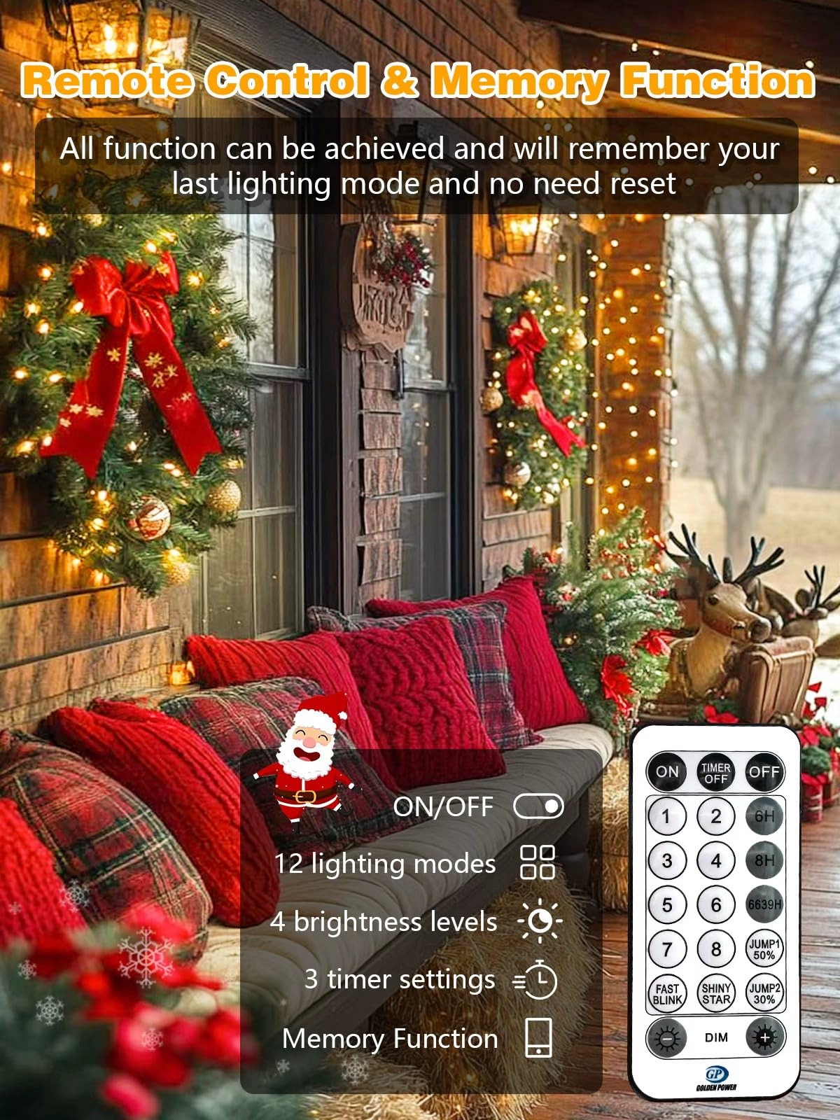 Voice Controlled Christmas Lights With Remote  99 Ft 300 Led String Lights Indoor Outdoor With 12 Modes 3 Timers  Dimmable Twinkle Light Plug In Waterproof For Xmas Tree Party Decorations  Warm White