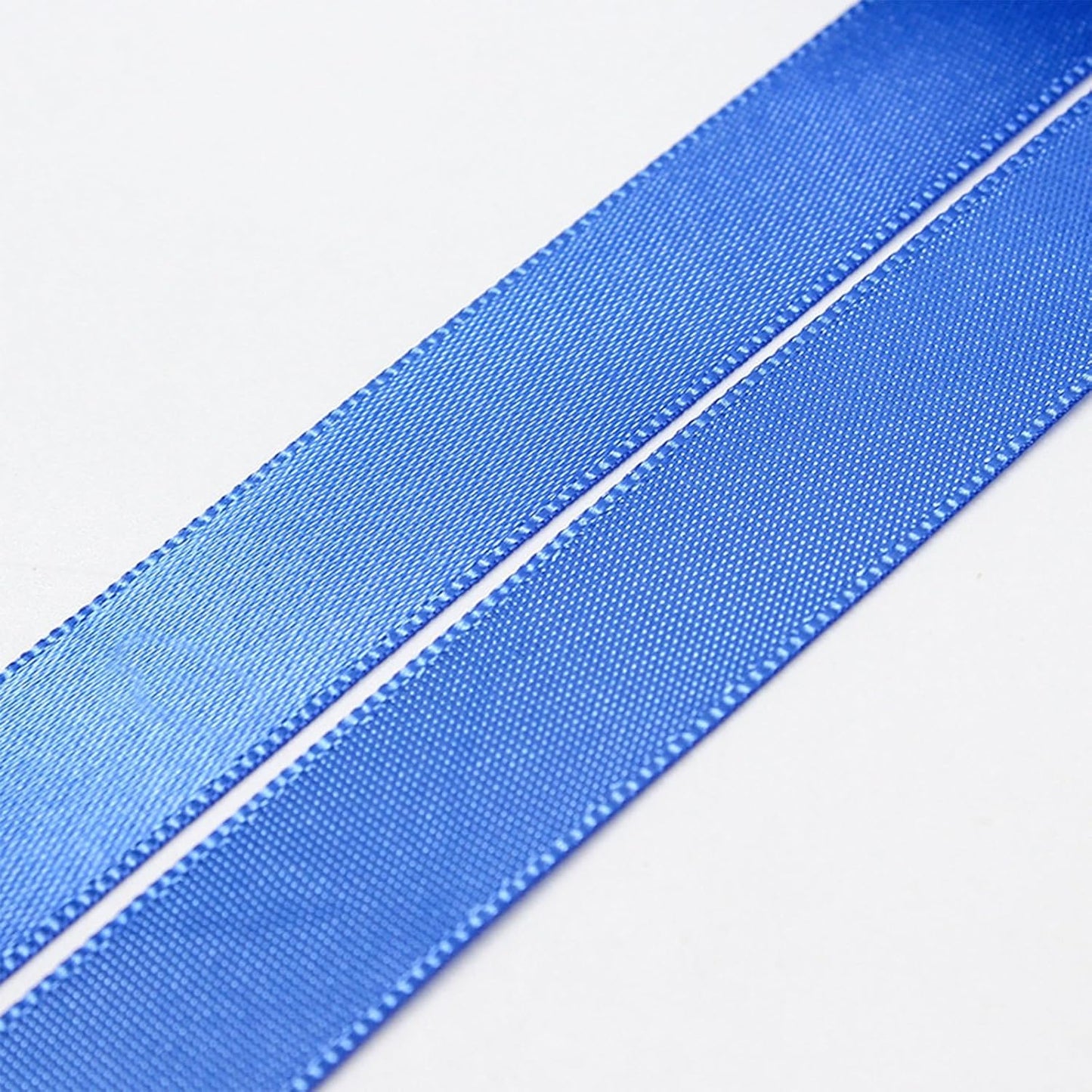 5/8" x 100 Yards Royal Blue Polyester Satin Ribbon Single Faced Bulk Fabric Ribbons for Gift Wrapping, Crafting, Bows Making, Sewing, Wedding, Home Decor