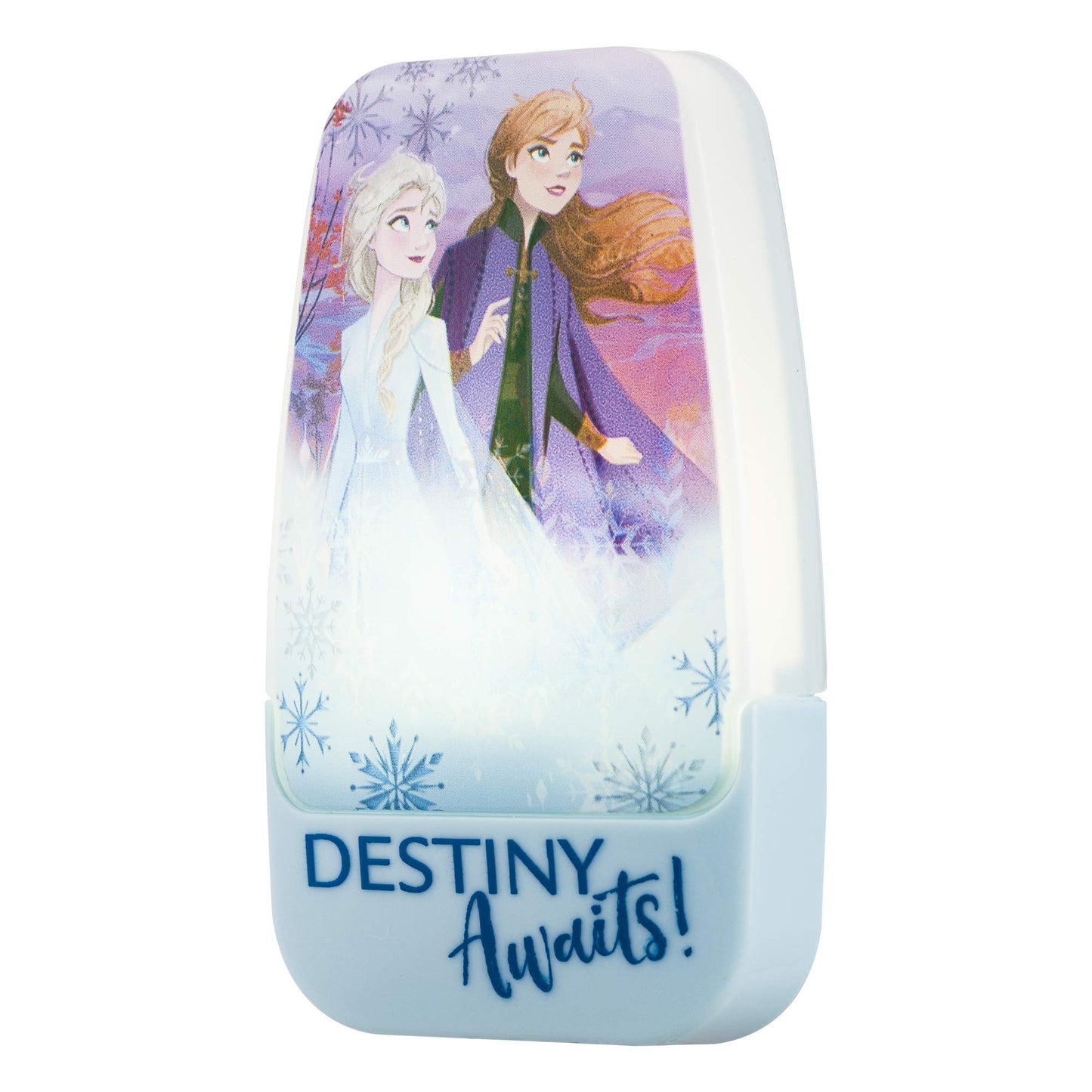 Disney Frozen LED Night Light, Anna and Elsa, Plug-in, Dusk-to-Dawn Sensor, Model 45670, Ideal for Bedroom, Nursery, Girls Room Decor