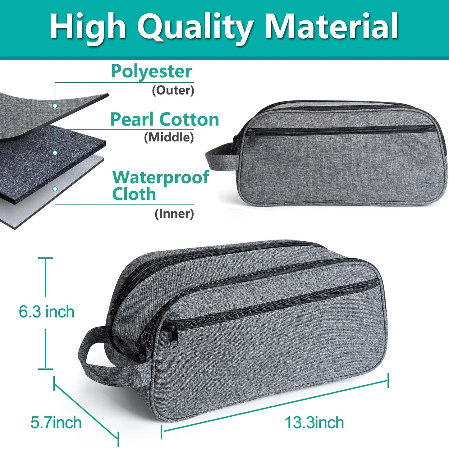 NIFUYOP CPAP Travel Bag for ResMed AirMini Machine, Portable Storage Organizer Case Fits for CPAP Machine and Accessorie, Grey