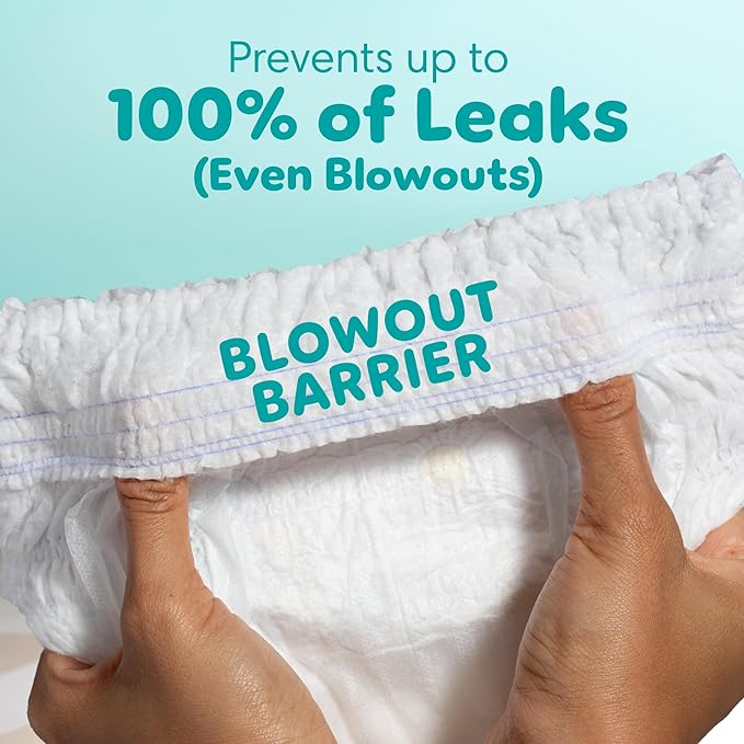 Pampers Diapers - Swaddlers 360° - Size 5, 52 Count, up to 100% Leakproof Comfy Dry Fit, Designed for Easy Changes, Pull On Baby Diaper (Packaging May Vary)