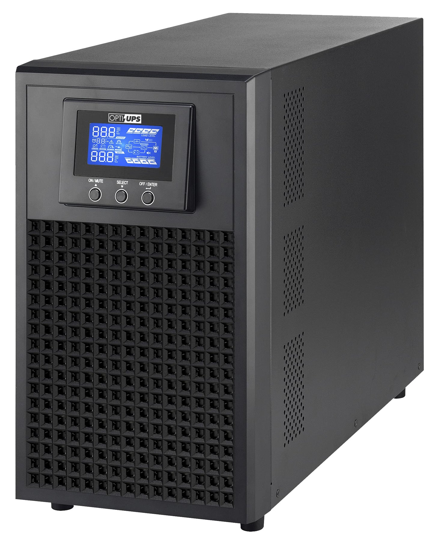 Opti-Ups Ds3000E (3000Va / 3000W) Online Double Conversion Uninterruptible Power Supply, Pure Sine Wave, Ups Battery Backup, Sur
