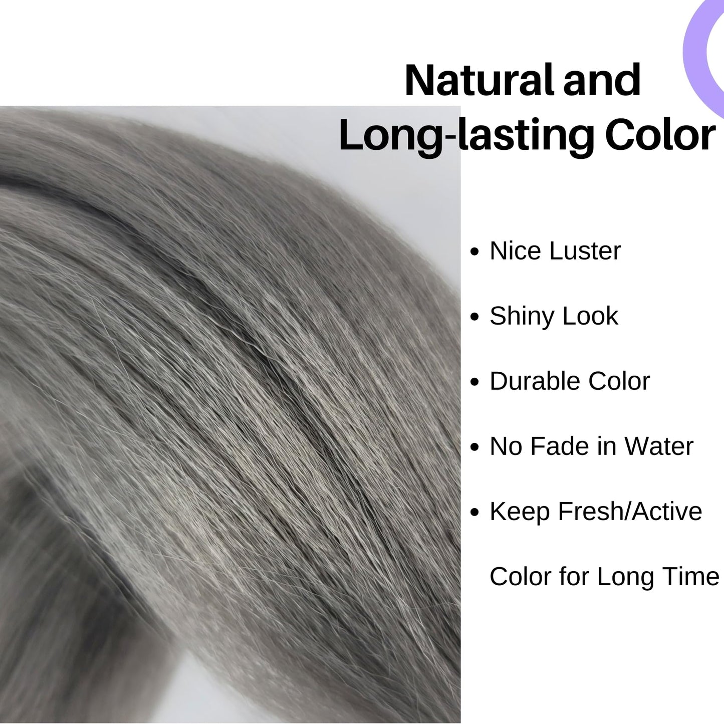 Grey Braiding Hair Pre Stretched 16 Inch Braiding Hair Short Synthetic Box Braids Hair for Braiding