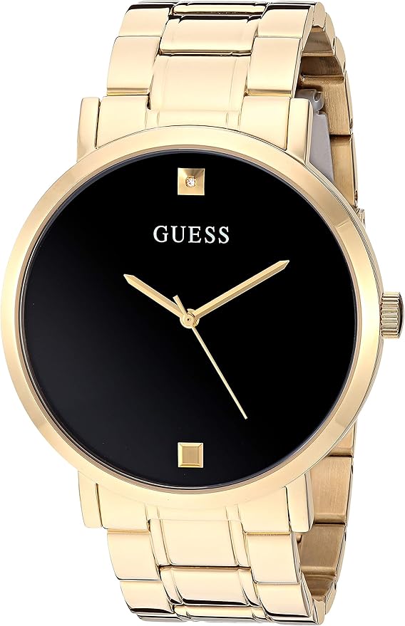 Guess Stainless Steel Genuine Diamond Dial Watch