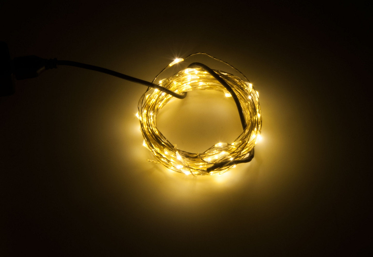 Karlling Usb Led Fairy Lights, 50 Warm White Bulbs, 16 Ft Silver Wire, Waterproof String Lights For Bedroom, Garden, Party, Wedding