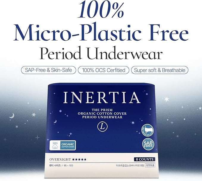 INERTIA Organic Cotton Cover Period Underwear - Medium