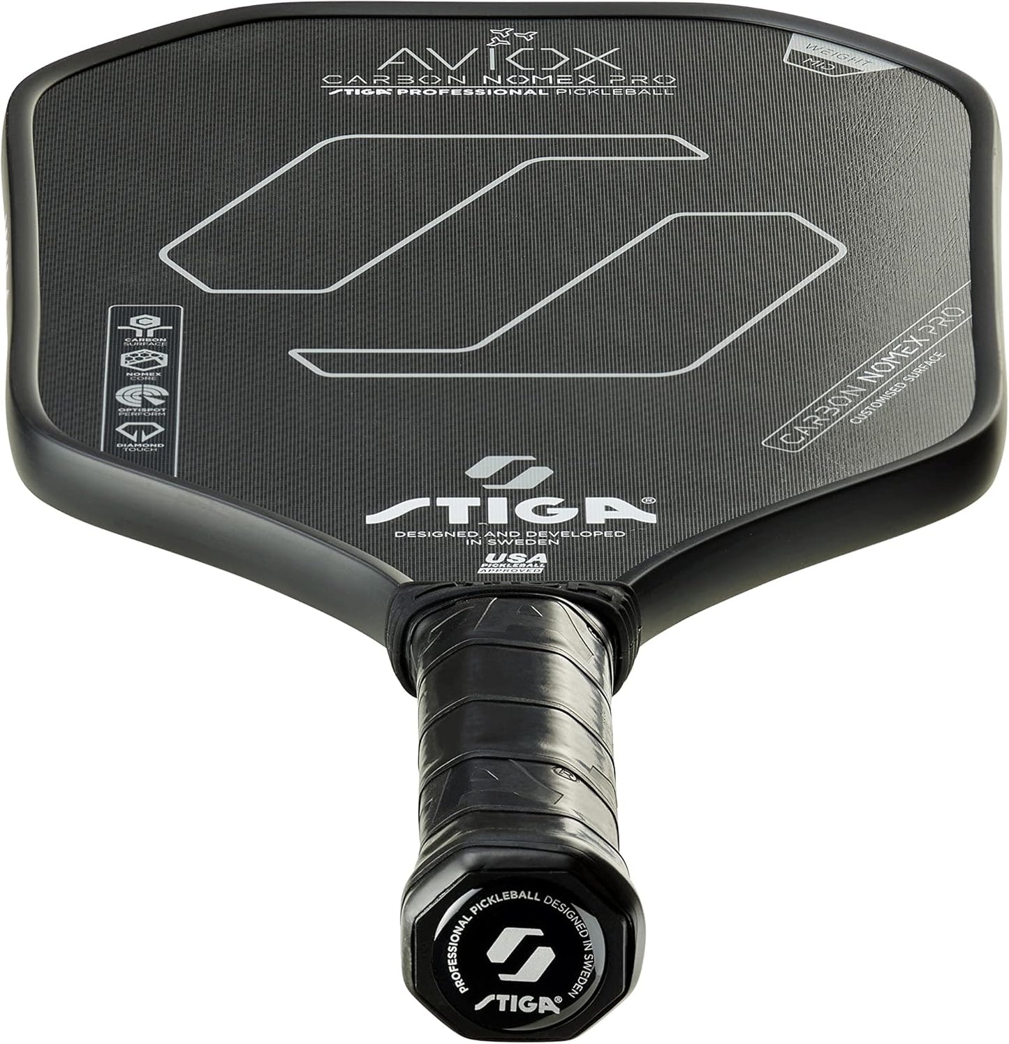 STIGA Aviox Pickleball Paddle | Midweight Paddle - USAPA Approved - Designed in Sweden