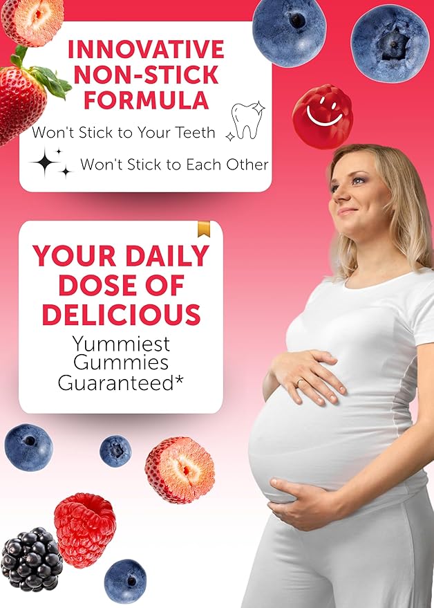 Lunakai Prenatal and Vitamin D3 Gummies Bundle - Pregnancy Multivitamin Gummy with Iron & Folic Acid - Immunity, Bone and Mood Support Supplement for Adults - 30 Days Supply