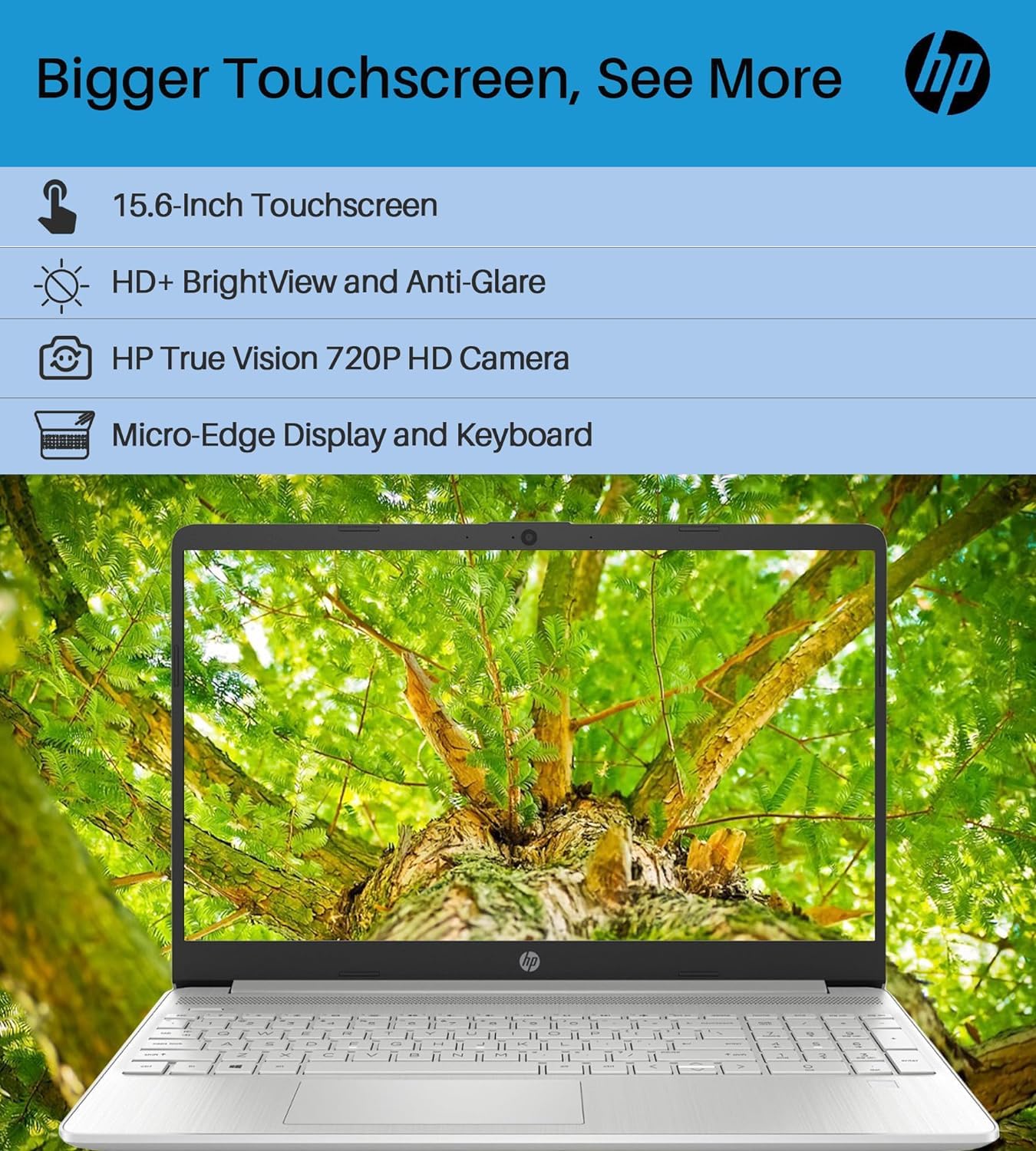 Hp Touchscreen Laptop For Business, 15.6 Touch Screen, Intel I3-1215U(Up To 4.4Ghz), 16 Gb Ram, 1 Tb Ssd, Anti-Glare, Windows 11