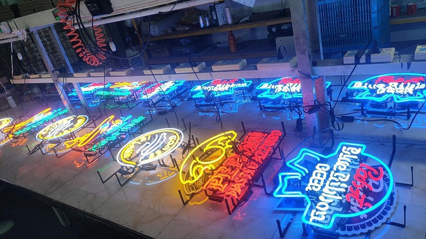 Neon Signs Beer Bar Bedroom Light Compatible For Corona Extra Crown Tree Glass Neon Signs for Office Hotel Pub Cafe Birthday Party Man Cave Neon Light Art Wall Lights 24 X 20 Inches