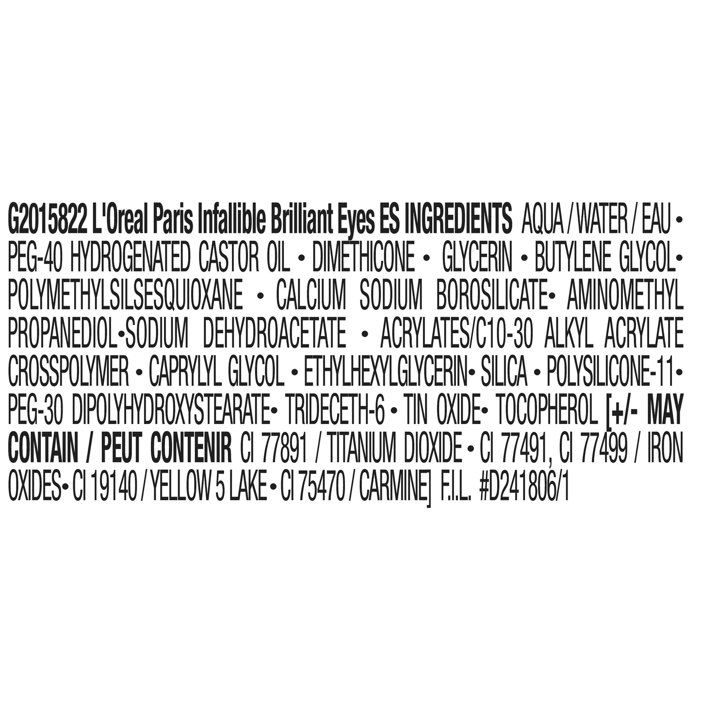 LOr  al Paris Brilliant Eyes Shimmer Liquid Eye Shadow Makeup, Crown Gold, 0.1 oz.
