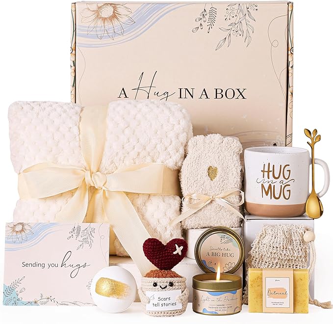 Get Well Gifts for Women Care Package Feel Better Gifts Baskets After Surgery Cancer Patients Miscarriage for Sick Friend ...