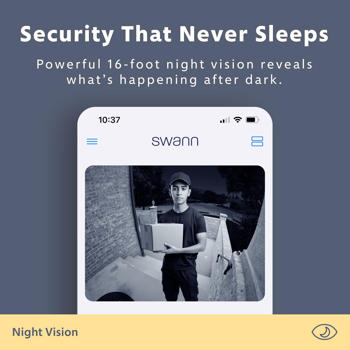 Swann Evo Video Doorbell: Hd Video, Wired Or Wire-Free, 140 Head-To-Toe View, Advanced Person/Sound/Motion Detection, Live View,