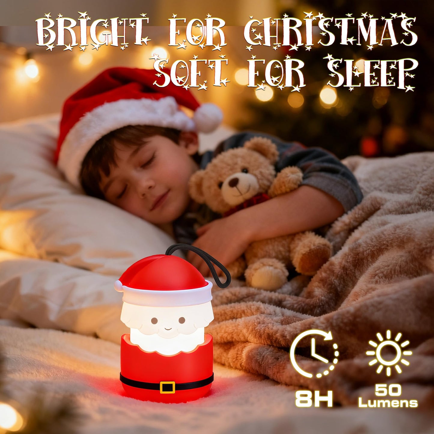 Christmas Gift Everbrite Santa Claus Lantern 3 Pack  5 Light Modes Holiday Decoration Presents For Women And Men  Aaa Batteries Contained Stocking Stuffers  Christmas Lights Indoor & Outdoor