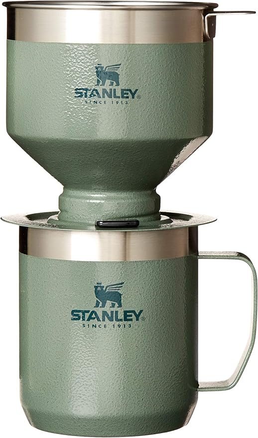 STANLEY Perfect Brew Pour Over Set | 12 oz Camp Mug with Lid Included | Drip Coffee Maker with Reusable Filter | Insulated...