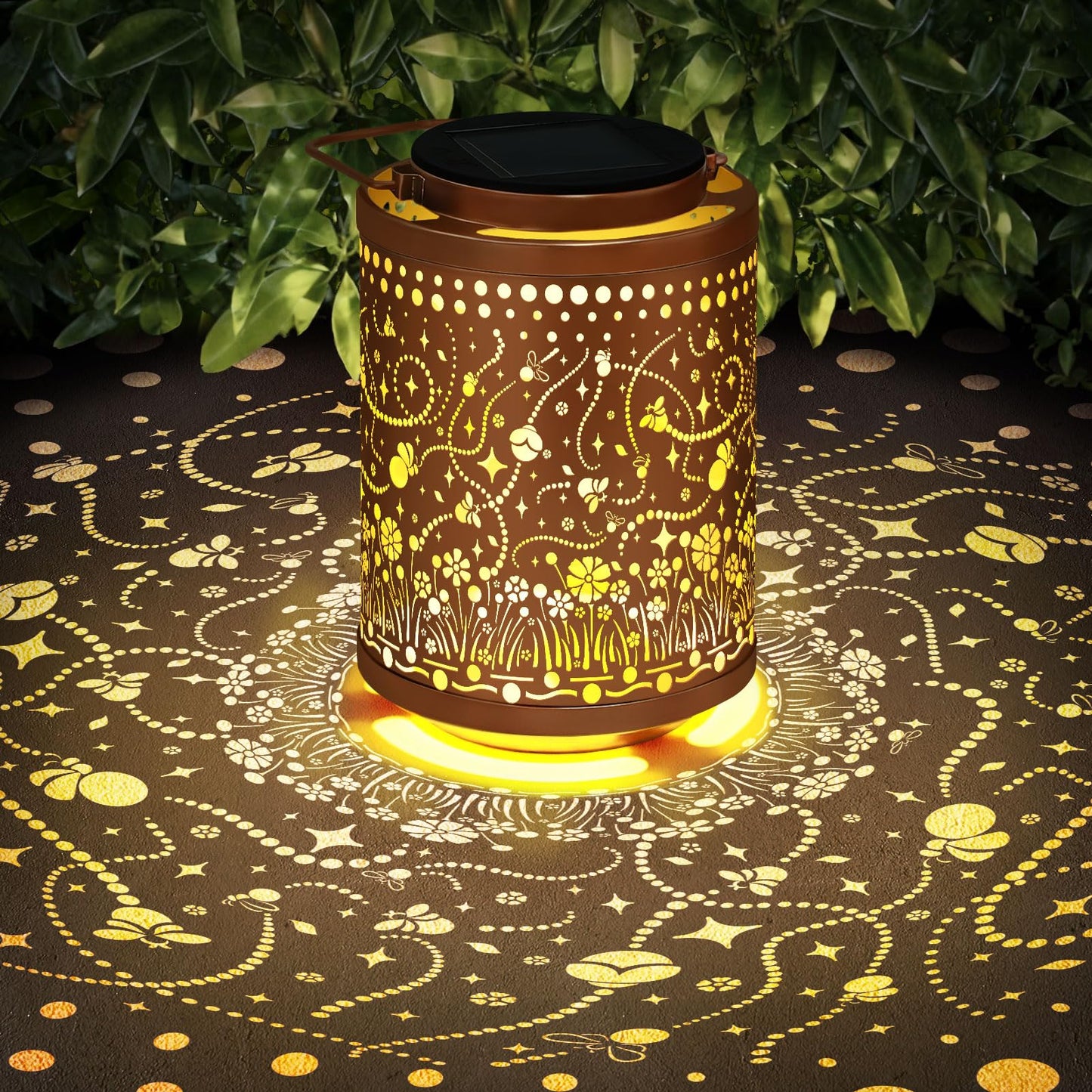 Birthday Gifts For Women Mom Grandma  Firefly Gardening Gifts For Women  Solar Lantern Outdoor Waterproof Garden Decor Hanging Solar Lights Yard Decorations Outdoor  Backyard  Patio