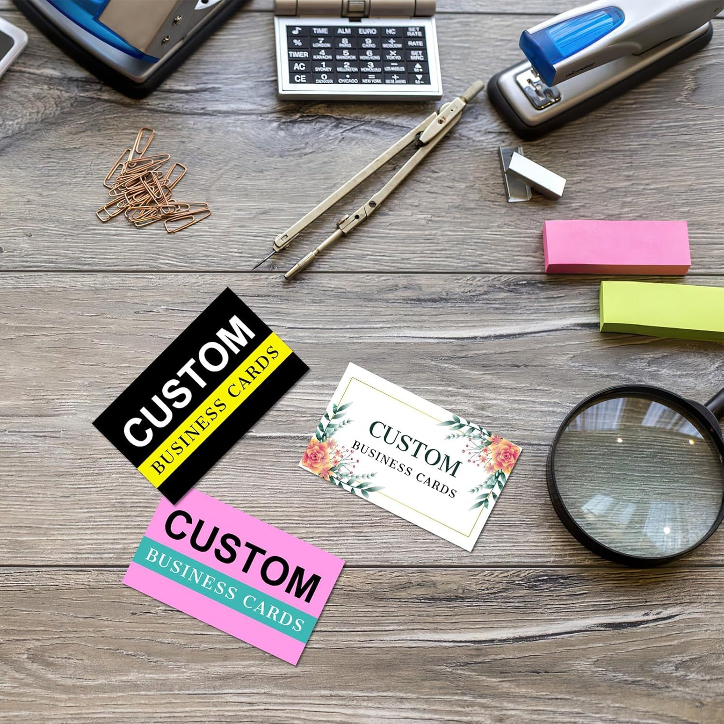 Custom Barbershop Business Cards Customizable with Logo Photo Personalized Customize for Small Business Customized Waterproof Double Sided Cards 100 200 500 1000
