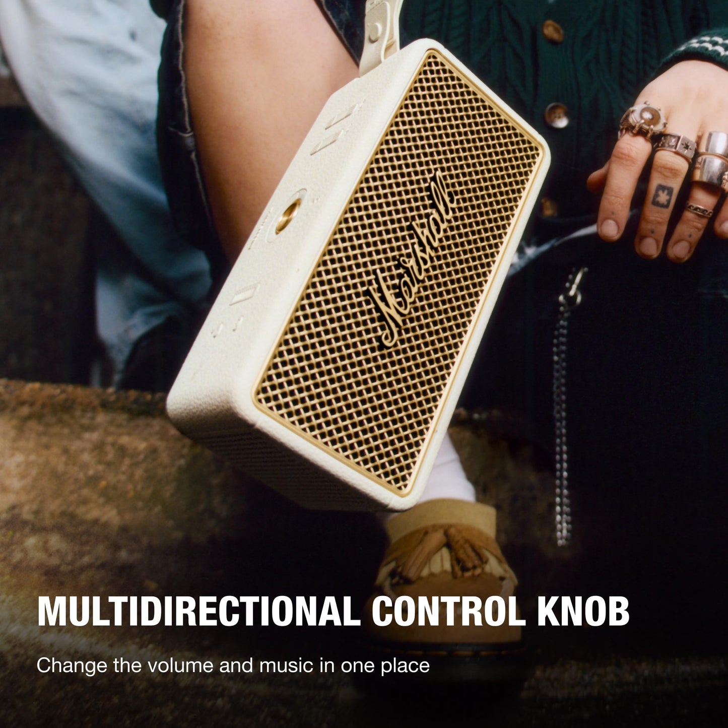 Marshall Middleton Ii Bluetooth Speaker - Cream