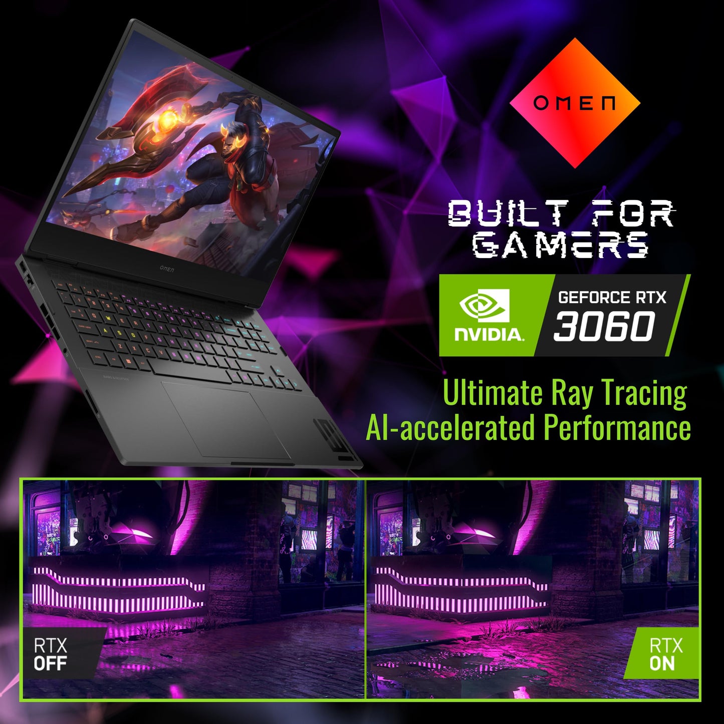 Hp Omen 16 Gaming Laptop, 16.1 Qhd(2560 X 1440) 165Hz, 14-Core I9-12900H(Upto 5Ghz), Rtx 3060, Rgb Backlit Keyboard, Ethernet, T