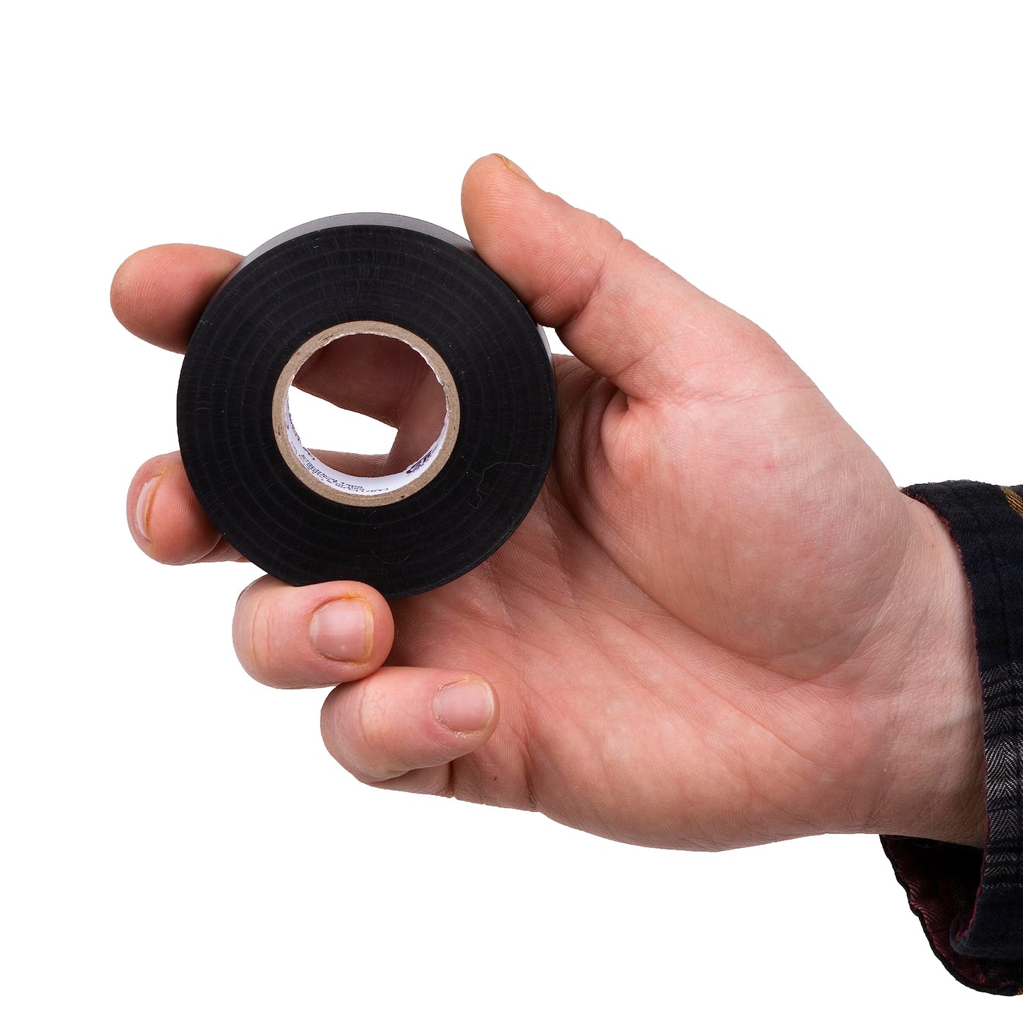 Duck Brand Economy Electrical Tape, 3/4-Inch by 60 Feet, Single Roll, Black (282289)