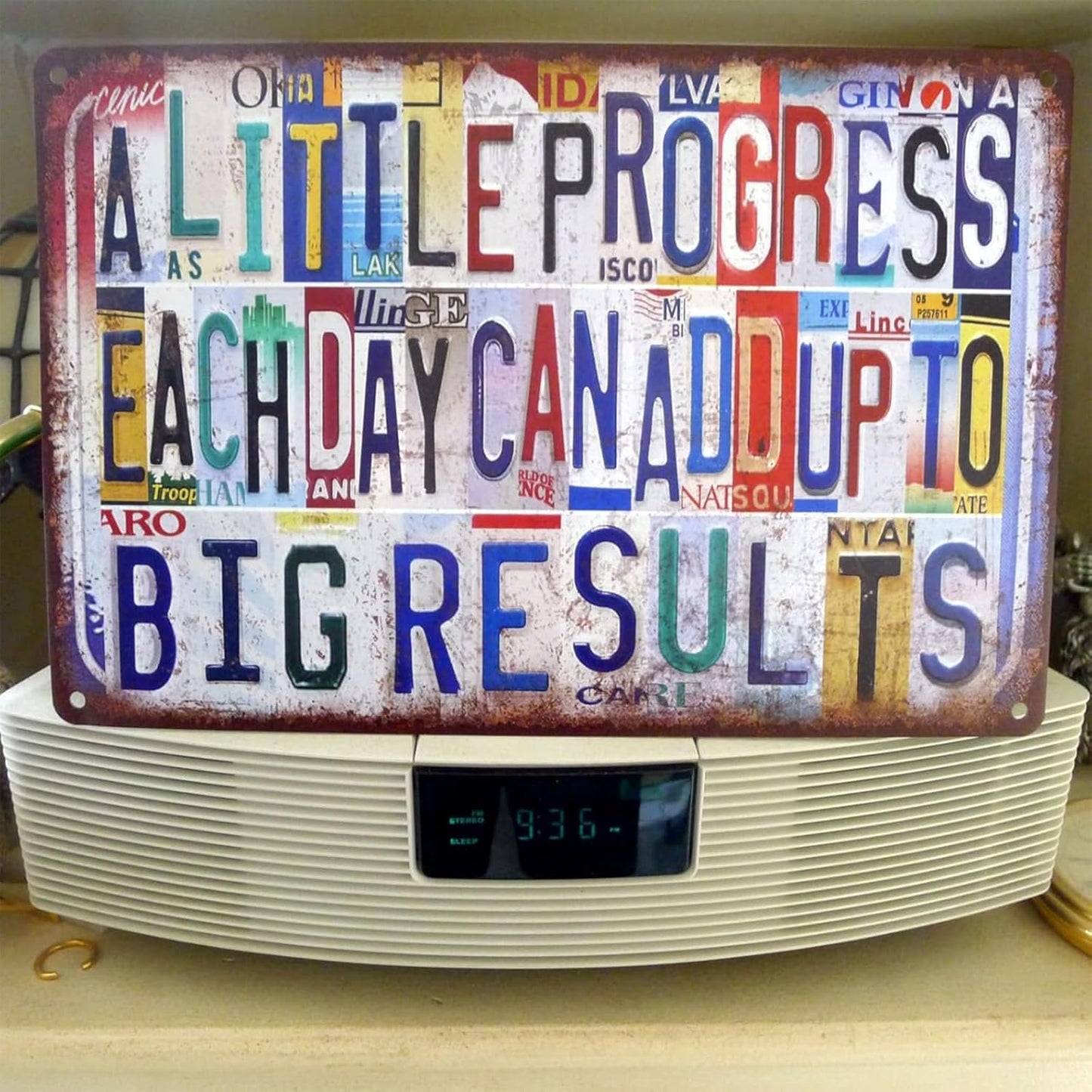 Vintage Craft Room Wall Decor Metal Sign Tin Signs Poster - Welcome To The Craft Room Imagine Create Inspire