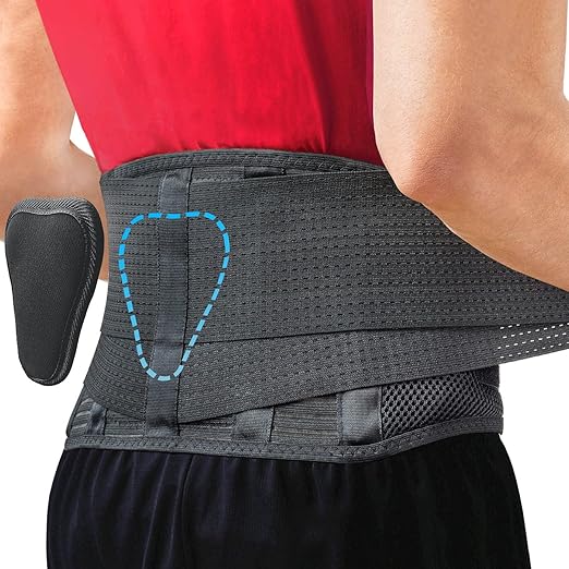Sparthos Back Brace for Lower Back Pain - Immediate Relief from Sciatica, Herniated Disc, Scoliosis - Breathable + Lumbar ...