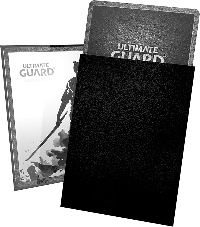 Ultimate Guard Katana Card Sleeves: 100 Standard Size TCG Sleeves, 66 x 91mm, Black Back, Tournament Quality, No PVC & Aci...
