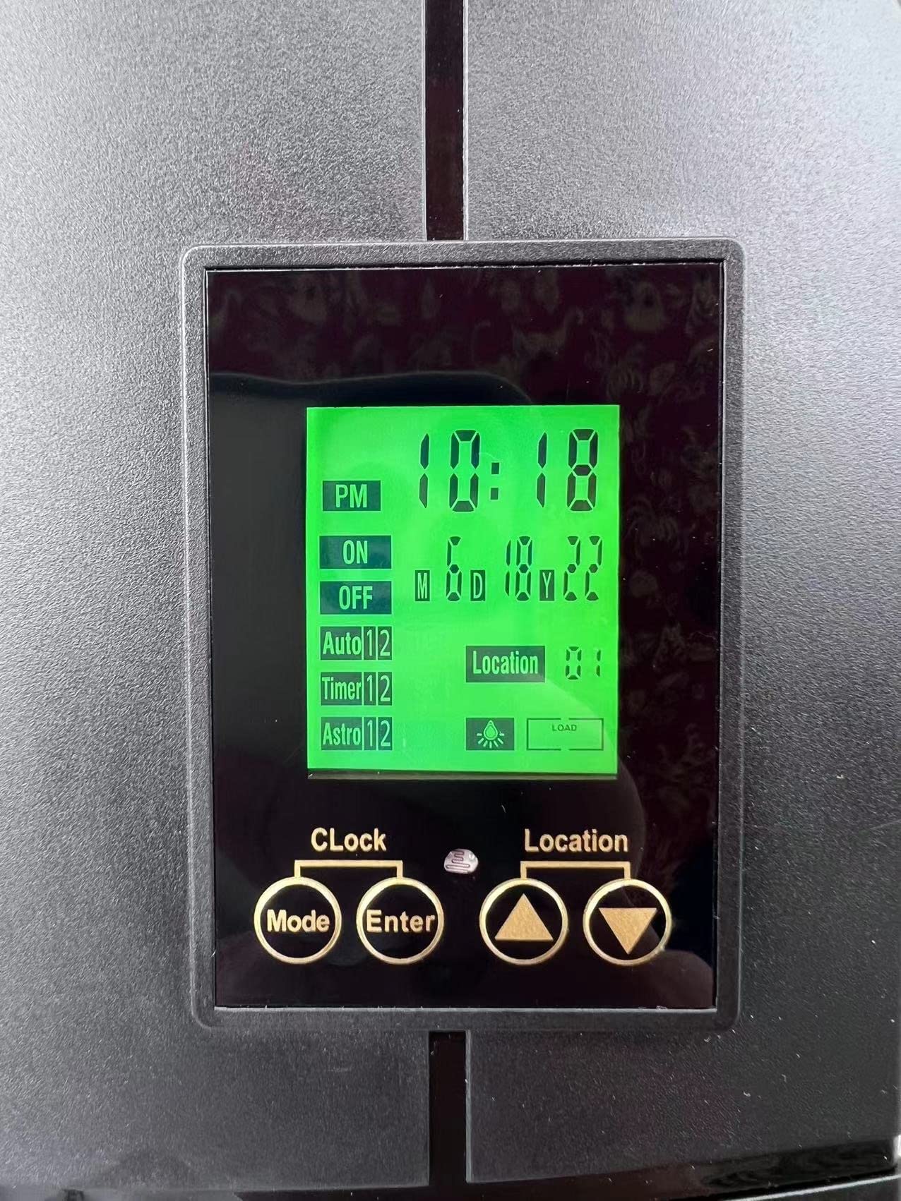 Wohenhao 120W Toroidal Core Landscape Lighting Transformer with Dusk-to-Dawn Timer, Model 840, Black