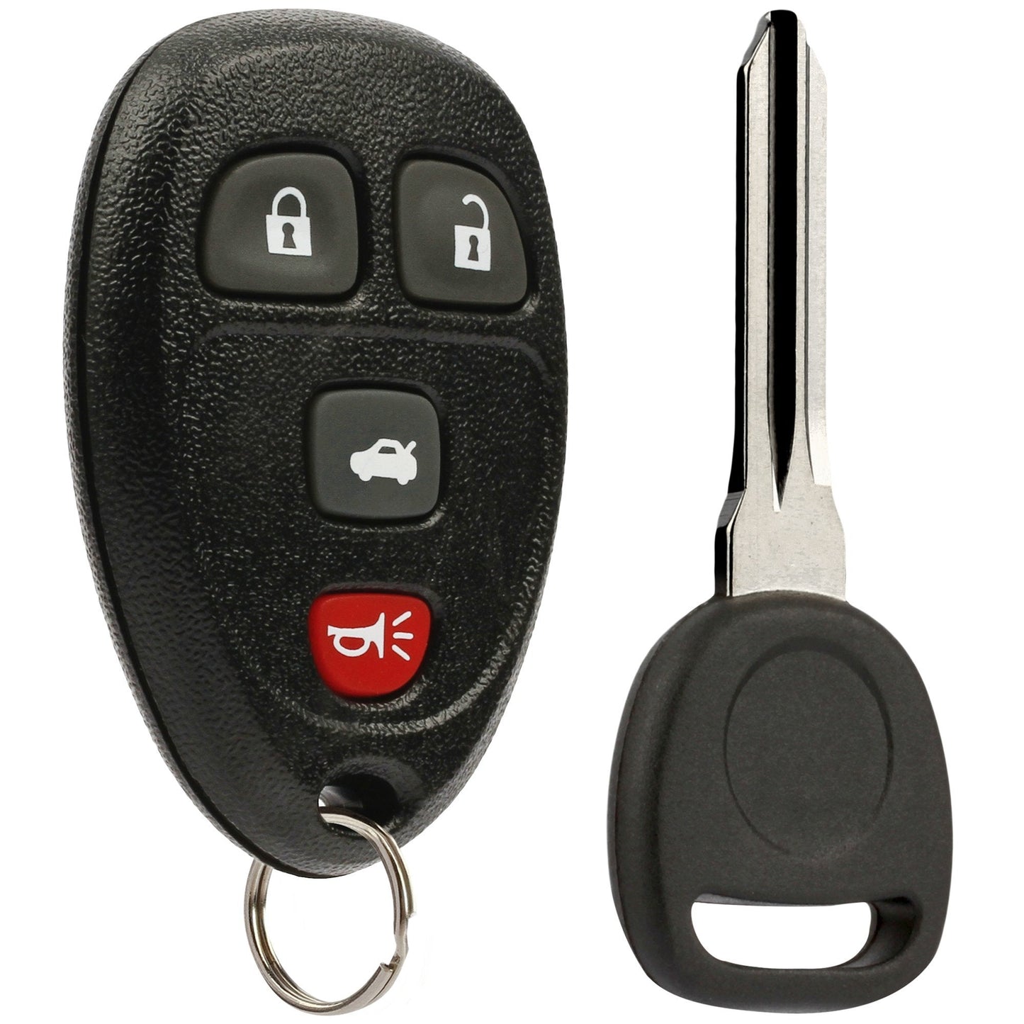 Keyless Entry Remote Ignition Key Fits Buick Lucerne / Chevy Impala Monte Carlo / Cadillac Dts (Ouc60270, Ouc60221)