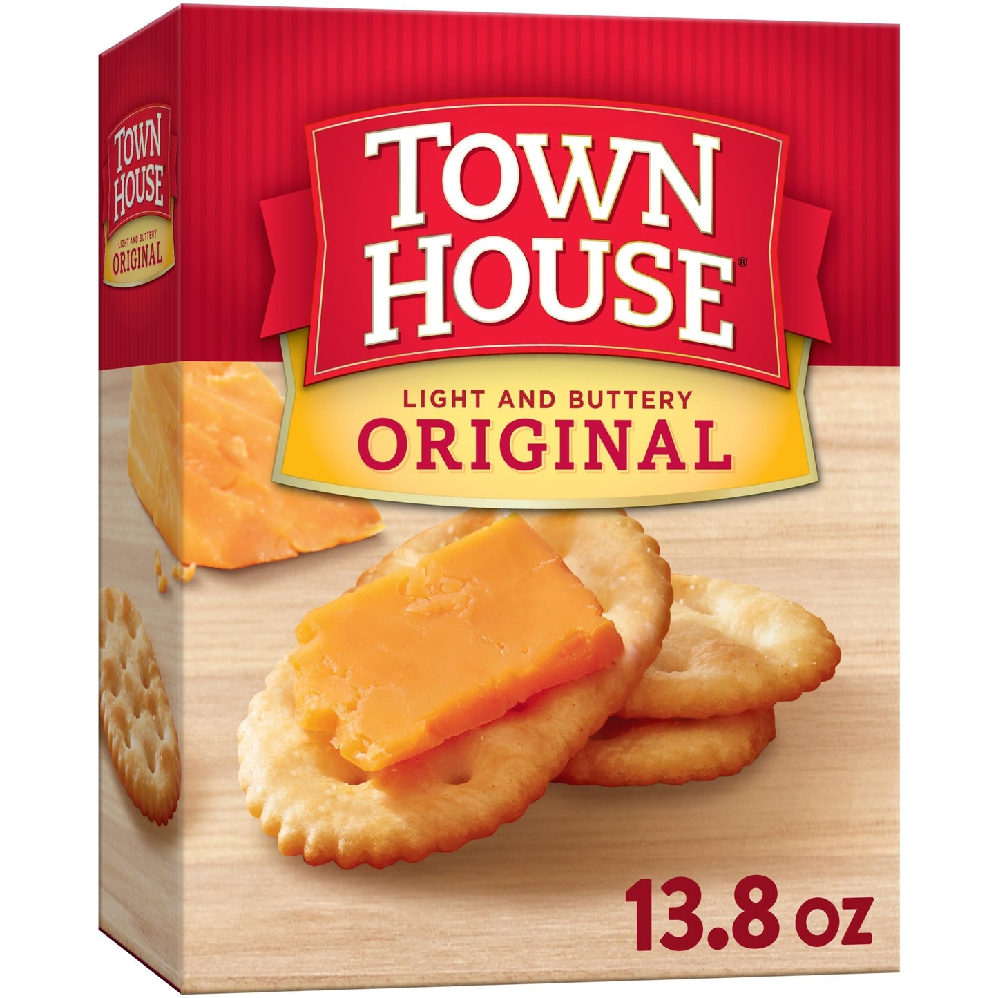 Town House Oven Baked Crackers, Holiday & Party Snacks, Original 13.8oz