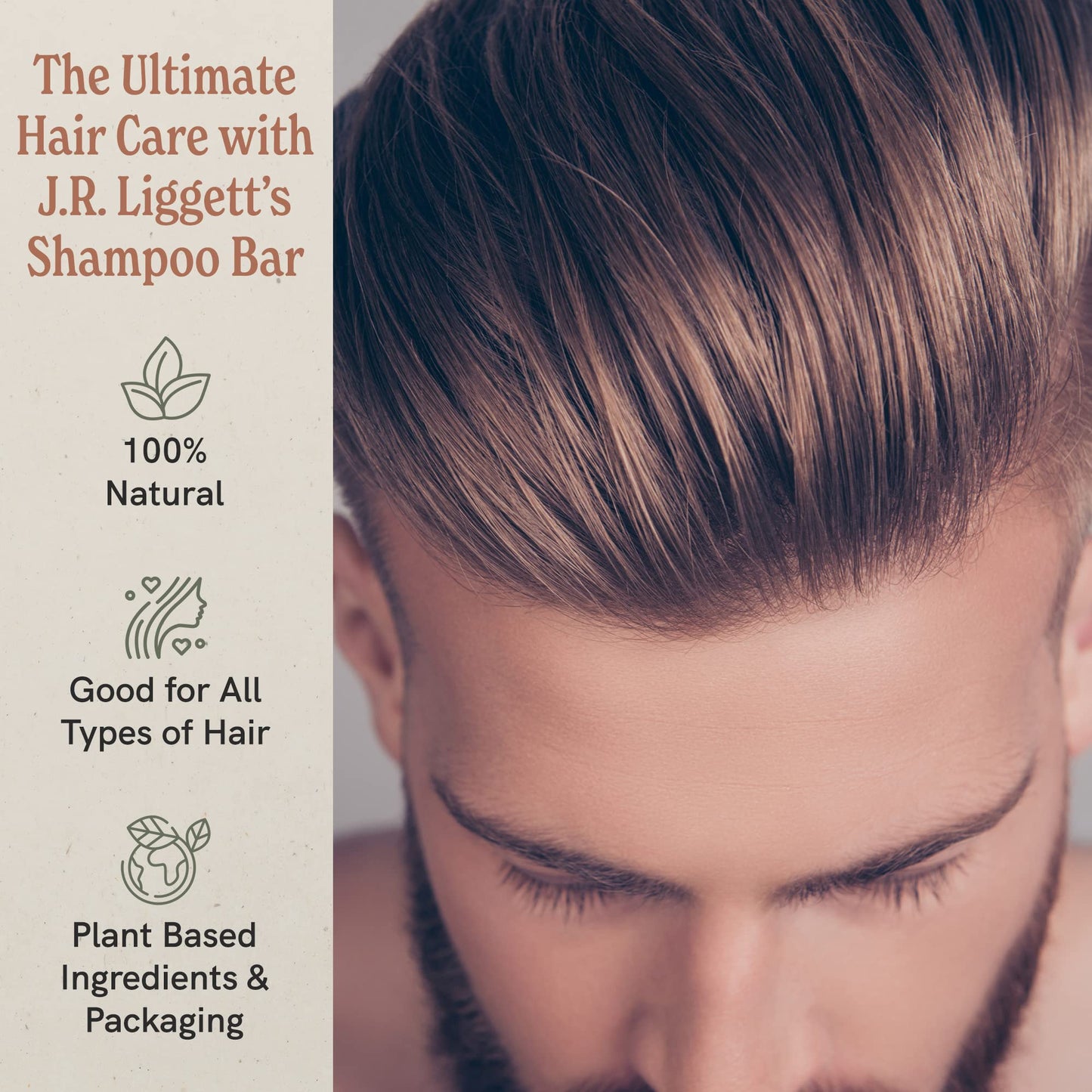 JRLIGGETT 'S All-Natural Shampoo Bar for Hair, Moisturizing Formula, Supports Strong Healthy Hair, Nourish Follicles with Antiox