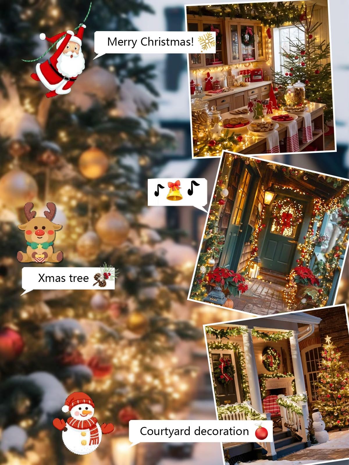 Voice Controlled Christmas Lights With Remote  264 Ft 800 Led String Lights Indoor Outdoor With 12 Modes 3 Timers  Dimmable Twinkle Light Plug In Waterproof For Xmas Tree Party Decor  Warm White