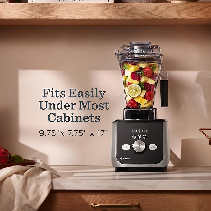 Vitamix Ascent X5 Blender with 10 Blending Programs, Self-Cleaning Program, Professional-Grade Blender for Smoothies, Soups and More, Stainless-Steel Blades, 48 Oz Container, Shadow Black
