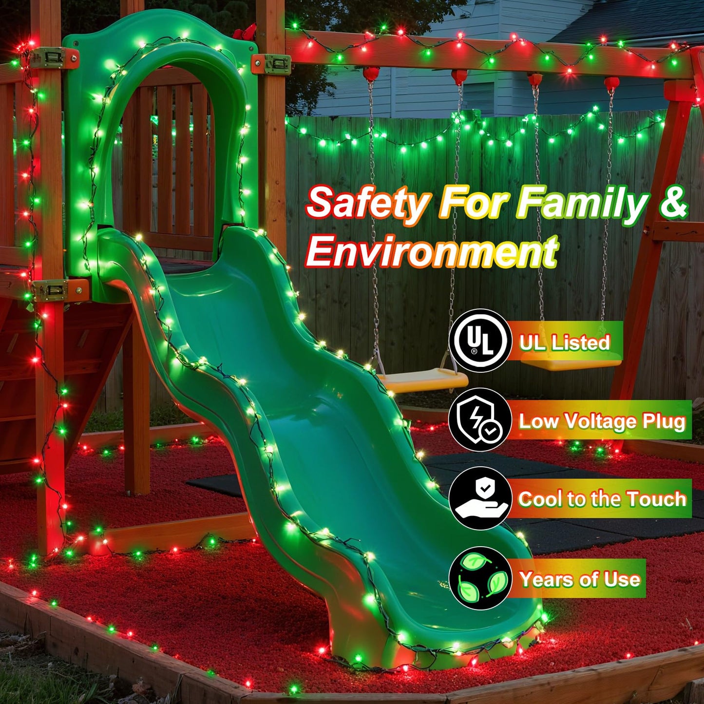 750 Led 240Ft Christmas String Lights Outdoor  12 Pro Modes And Timer Memory & Brightness  Plug In Outdoor Waterproof Clear Wire Twinkle Light For For Xmas Yard Tree Wedding Party Decor (Red & Green)