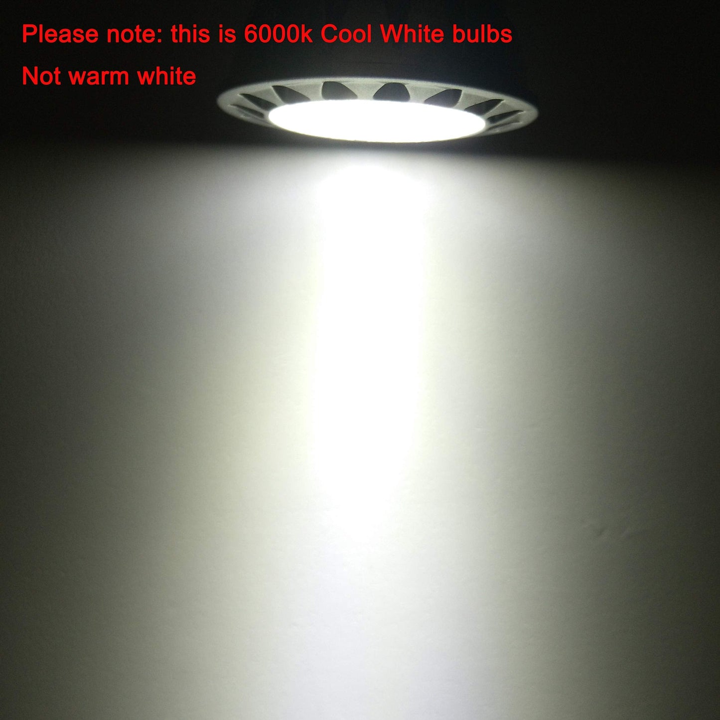 ALIDE MR16 LED Bulbs 5W 6000K Daylight White 450lm 6 Pack GU5.3 Low Voltage Not Dimmable