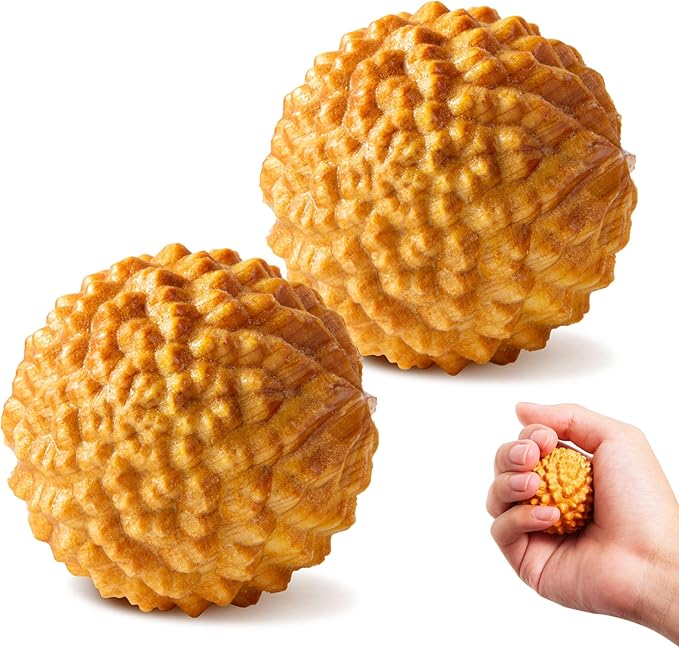 FSYQUAST Wooden Massage Ball - 2pcs Acupressure Ball for Natural Labor and Delivery Essentials, Birthing Comb, Labor Comb ...