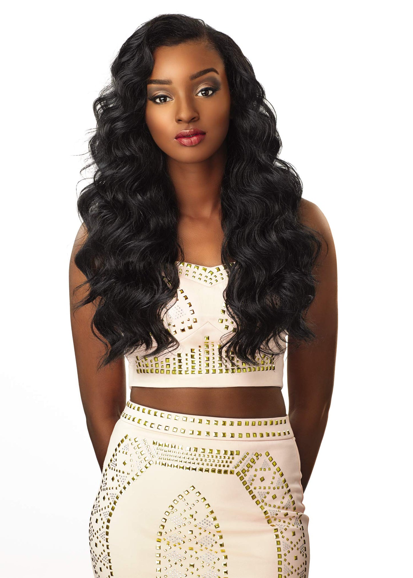 Sensationnel Instant Weave Half Wig - Dee, Synthetic Hair, 2 Dark Brown, Model 803868453250
