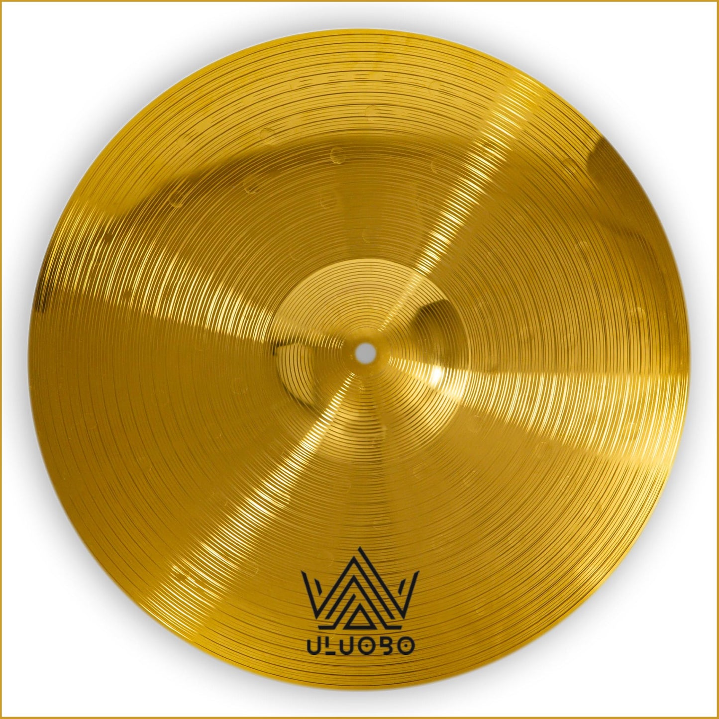 ULUOBO Ride Cymbal, 20 inches Ride Cymbal (Gold)