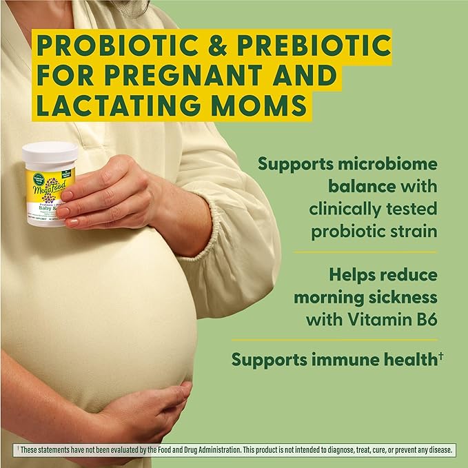 MegaFood Baby & Me 2 Bundle Pack - Prenatal Vitamin & Minerals (30 Servings) with Prenatal Probiotic & Prebiotic (30 Servings) - Women's Supplement for Pregnancy