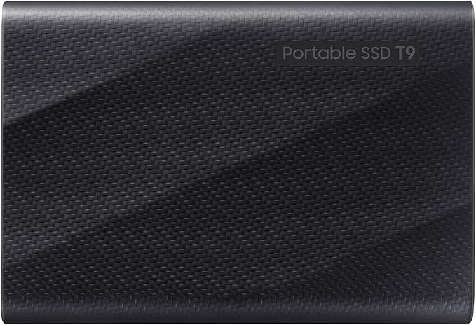 Samsung T9 Portable SSD 1TB, USB 3.2 Gen 2x2 External Solid State Drive, Seq. Read Speeds Up to 2,000MB/s for Gaming, Students and Professionals, MU-PG1T0B/AM, Black
