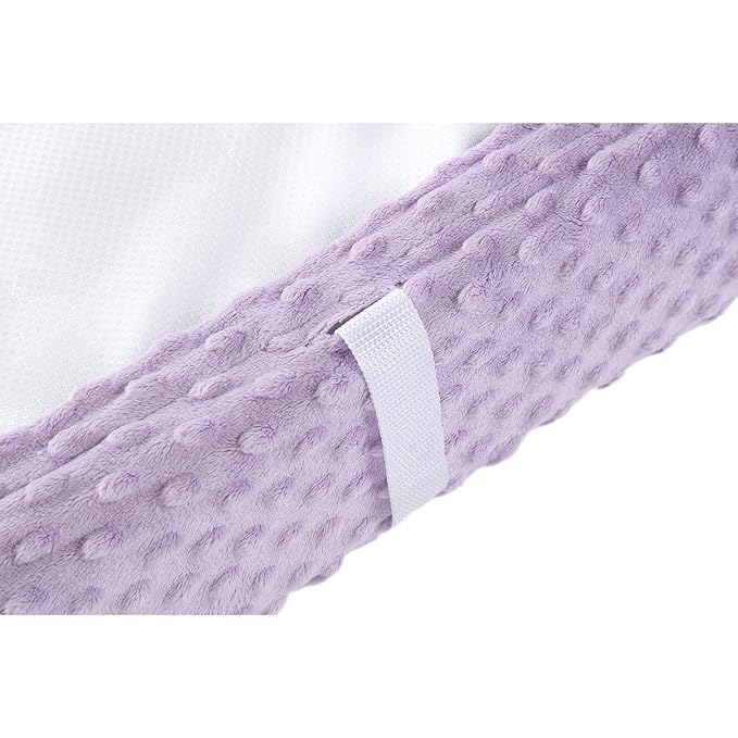 Baby Changing Pad Cover, Super Soft Minky Dot Diaper Changing Table Covers for Baby Girls and Boys, Ultra Comfortable, Safe for Babies, Fit 32"/34'' x 16" Pad (Orchid)