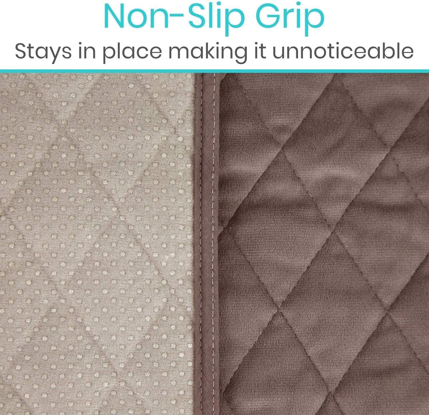 Sures Waterproof Chair Pads for Incontinence (22" x 21") - Washable, Waterproof Seat Protector - Chair Protector Seat Cover - Absorbent Pad for Bed, Seat, Car, Wheelchair & Recliner (Brown, 2 Pack)