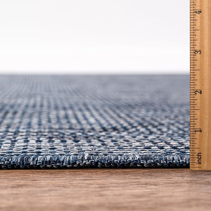 Keen Home Design Terrace Outdoor Area Rug - 8x10 Washable Indoor/Outdoor Rug for Patio, Kitchen, Balcony, Beach, Garden, Deck and Porch, Size: 7'7"x10'
