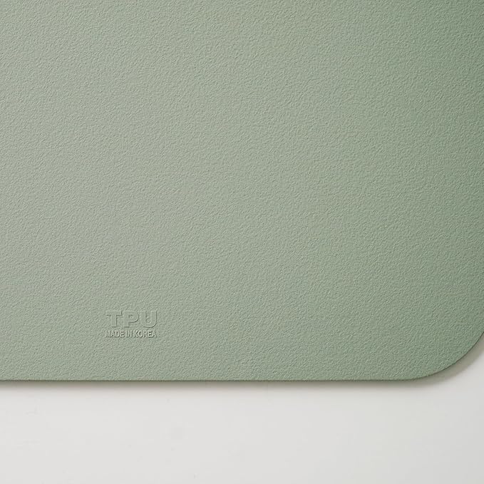 TPU Flexible Cutting Board - Scratch Resistant & Knife Friendly, Non-Slip - BPA Free, Dishwasher Safe & Easy Clean - Made in Korea, GreenTea Large (1 Pack)