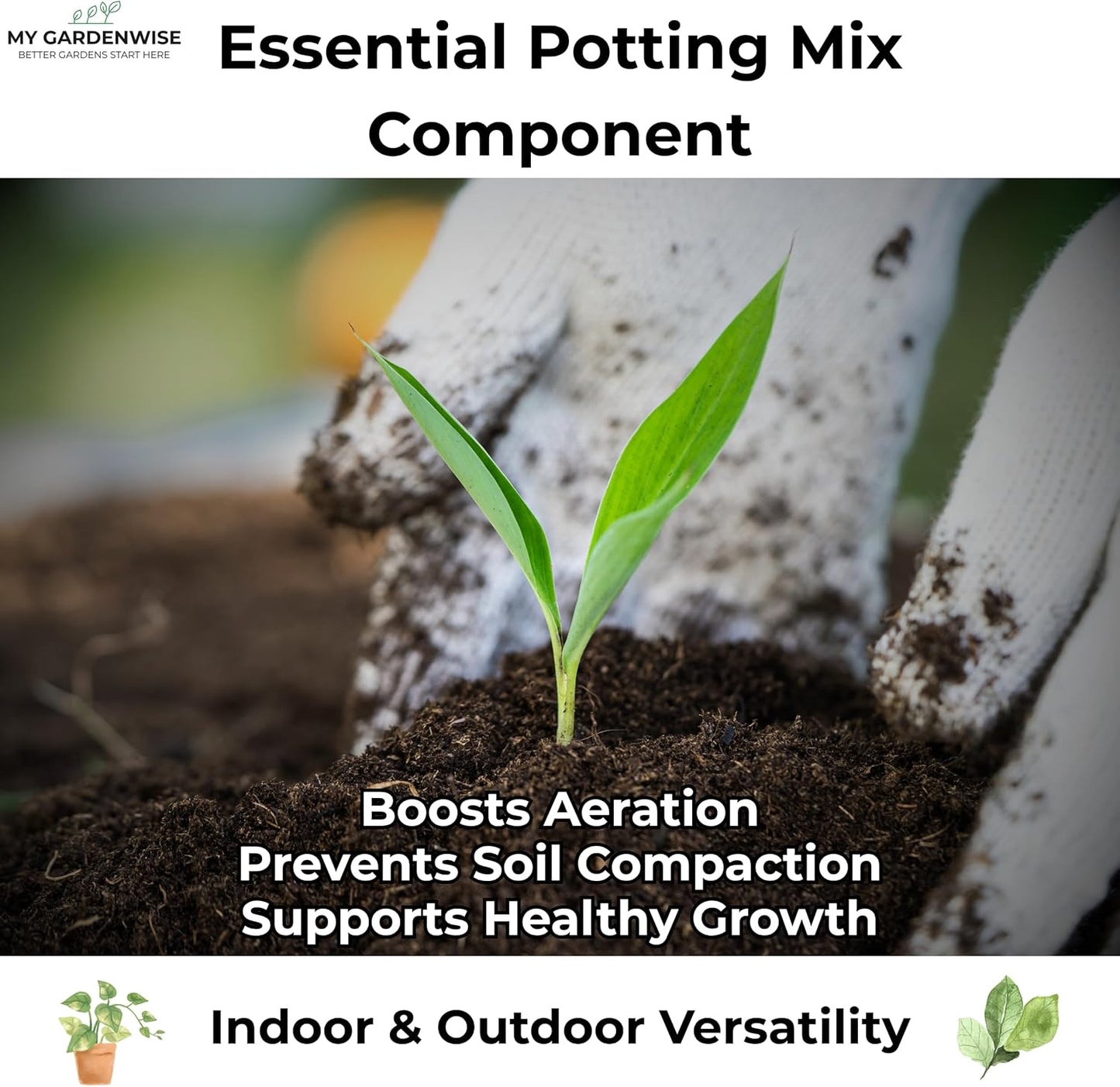 Peat Moss for Plants – Organic Sphagnum Peat Moss for Orchids, Terrariums, Seed Starting, Reptiles & Potting Soil Mix (15 quarts)