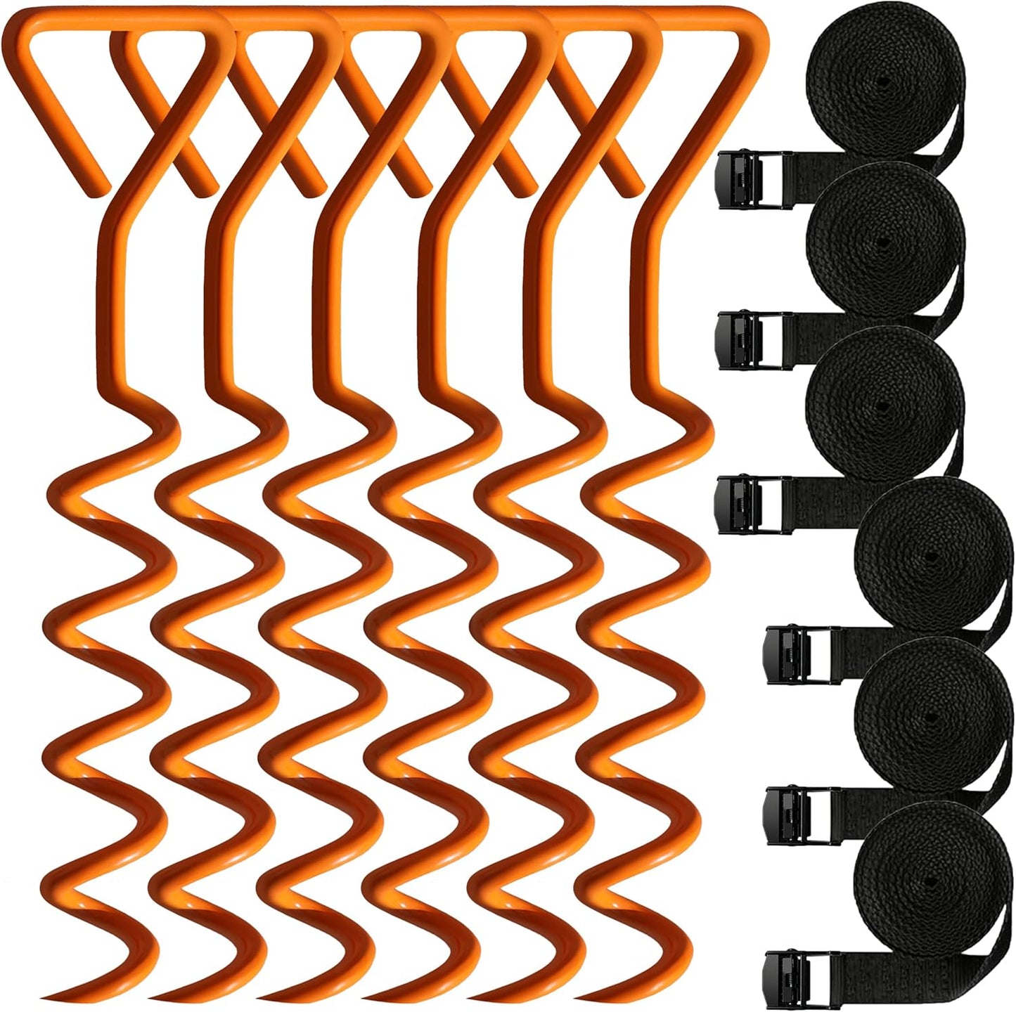 Tradesparker Heavy Duty Trampoline Anchor Kit